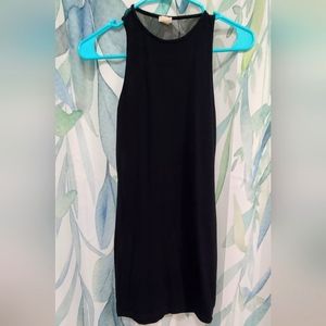 Black mini dress